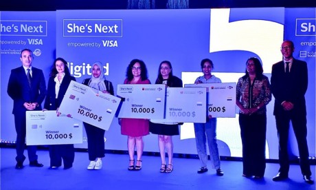 Les cinq lauréates ont été sélectionnées parmi plus de 110 candidatures soumises par des femmes entrepreneurs marocaines issues d'un large éventail de secteurs. Ph. Seddik 