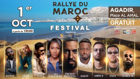 French Montana, Aya Nakamura et Dadju à l’affiche du Festival Rallye du Maroc