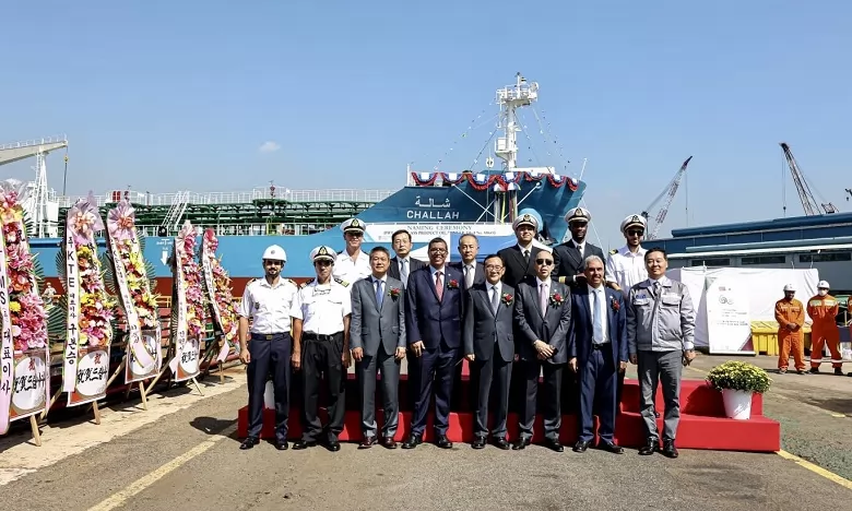 "Challah", le nouveau pétrolier marocain de Petrocab livré par le sud-coréen Daesun Shipbuilding