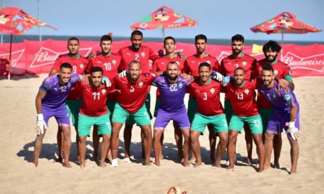 CAN 2022 de Beach soccer : Le Maroc dans le dernier carré 