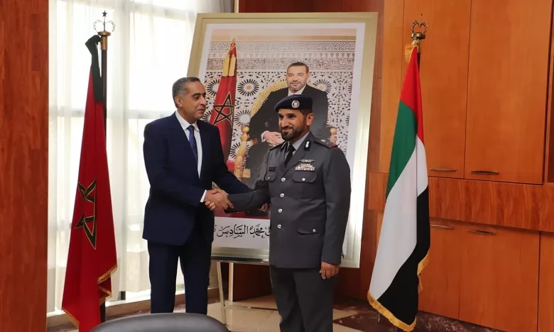 Abdellatif Hammouchi reçoit le Commandant en chef de la police d'Abou Dhabi 