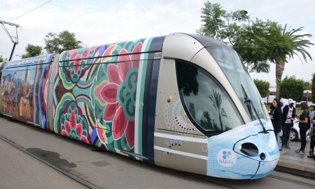 Les tramways de Rabat célèbrent la coopération maroco-coréenne en couleurs