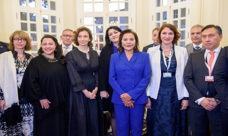 S.A.R. la Princesse Lalla Hasnaa offre une réception aux membres du Comité du Patrimoine Culturel Immatériel de l'UNESCO