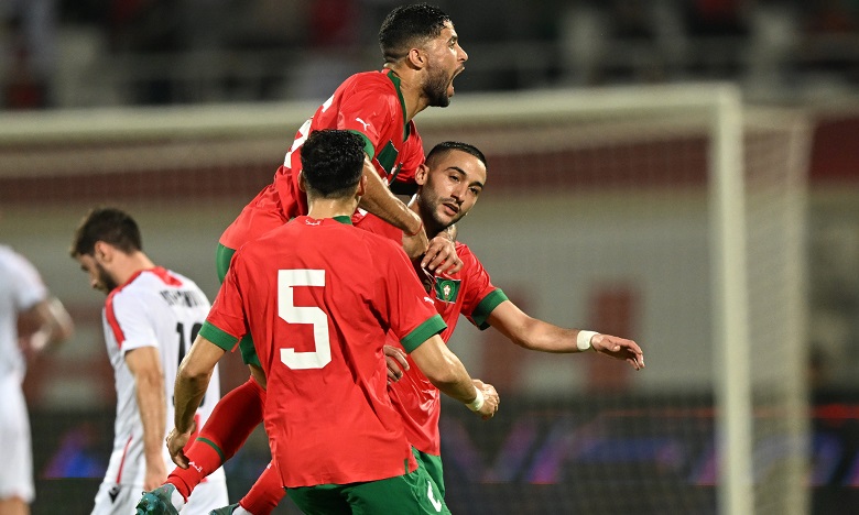 Qatar 2022 : Le Maroc termine sa préparation sur une belle victoire face à la Géorgie 