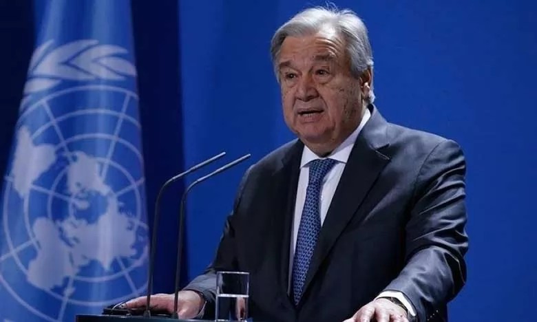 Antonio Guterres, Secrétaire général des Nations unies.