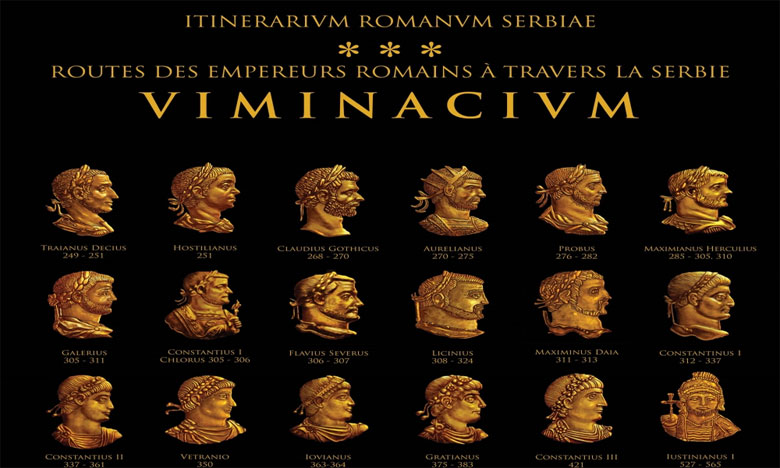 Musée la Kasbah des cultures méditerranéennes :exposition «Route des empereurs romains à travers la Serbie, VIMINACIUM»