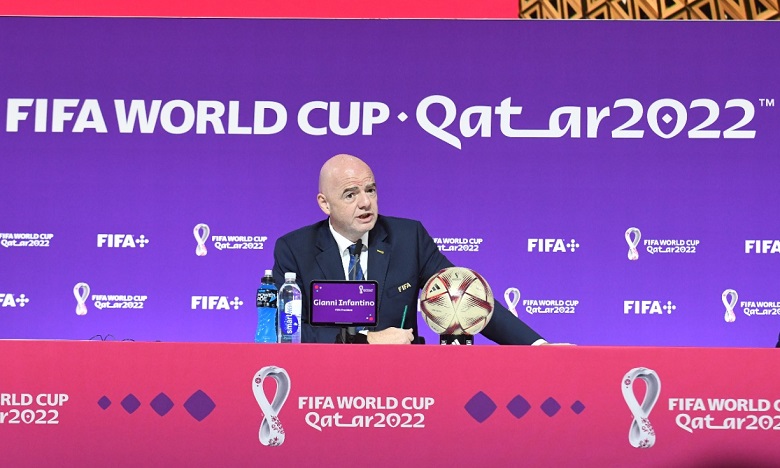 Qatar 2022 : le président de la FIFA Gianni Infantino encense les Lions de l'Atlas