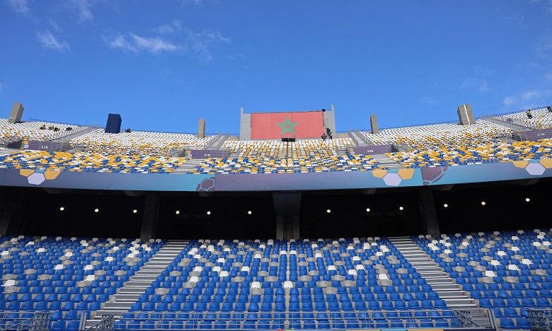 En images, le grand stade de Tanger rénové pour le Mondialito