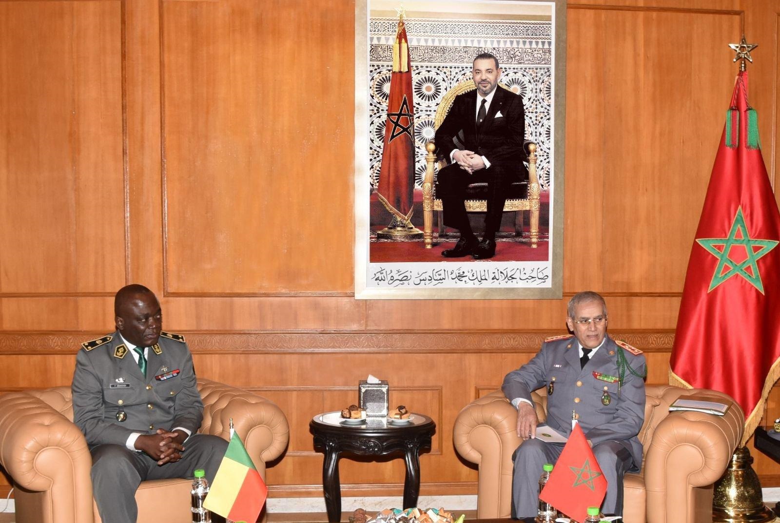 L'Inspecteur Général des FAR reçoit le Chef d'Etat-Major Général des Forces armées béninoises