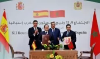 Signature d’un mémorandum d’entente de coopération triangulaire entre l’AMCI et l’AECI, signé par Nasser Bourita et son homologue espagnol José Manuel Albares.