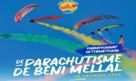Le championnat international de parachutisme de Béni Mellal lancé le 17 février