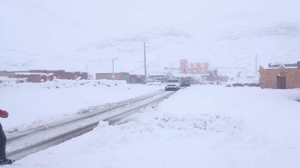 Chutes de neige à Ouarzazate : l'intervention d'urgence en faveur des populations affectées s'organise 