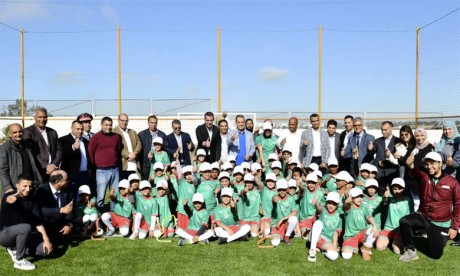 Tibu Africa et l’INDH inaugurent de nouveaux terrains de sports à Ouled Azzouz