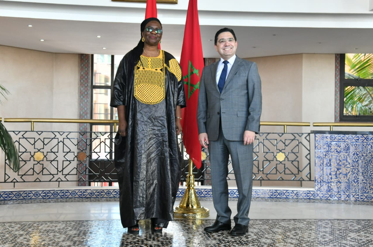 Nasser Bourita reçoit la ministre des Affaires étrangéres du Burkina Faso