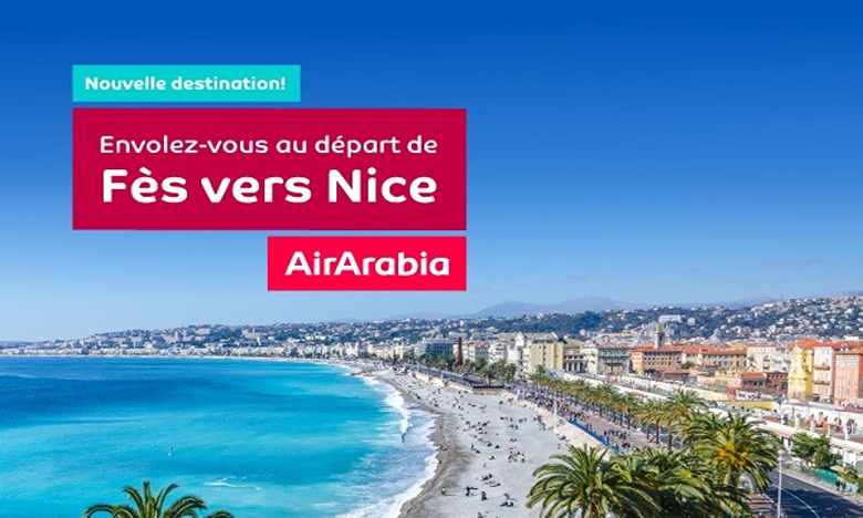 Air Arabia lance une nouvelle ligne aérienne reliant Fès à Nice