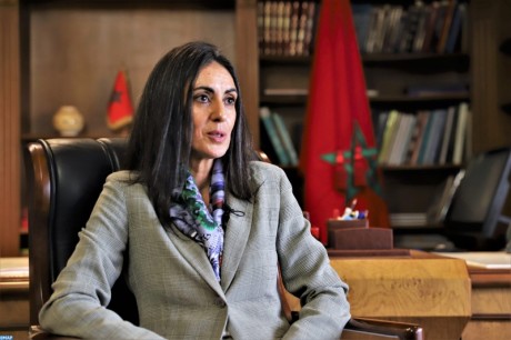 Nadia Fettah, ministre de l'Economie et des finances.