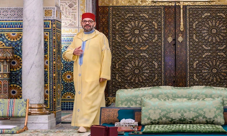 S.M. le Roi, Amir Al Mouminine, préside la cinquiéme causerie religieuse de Ramadan