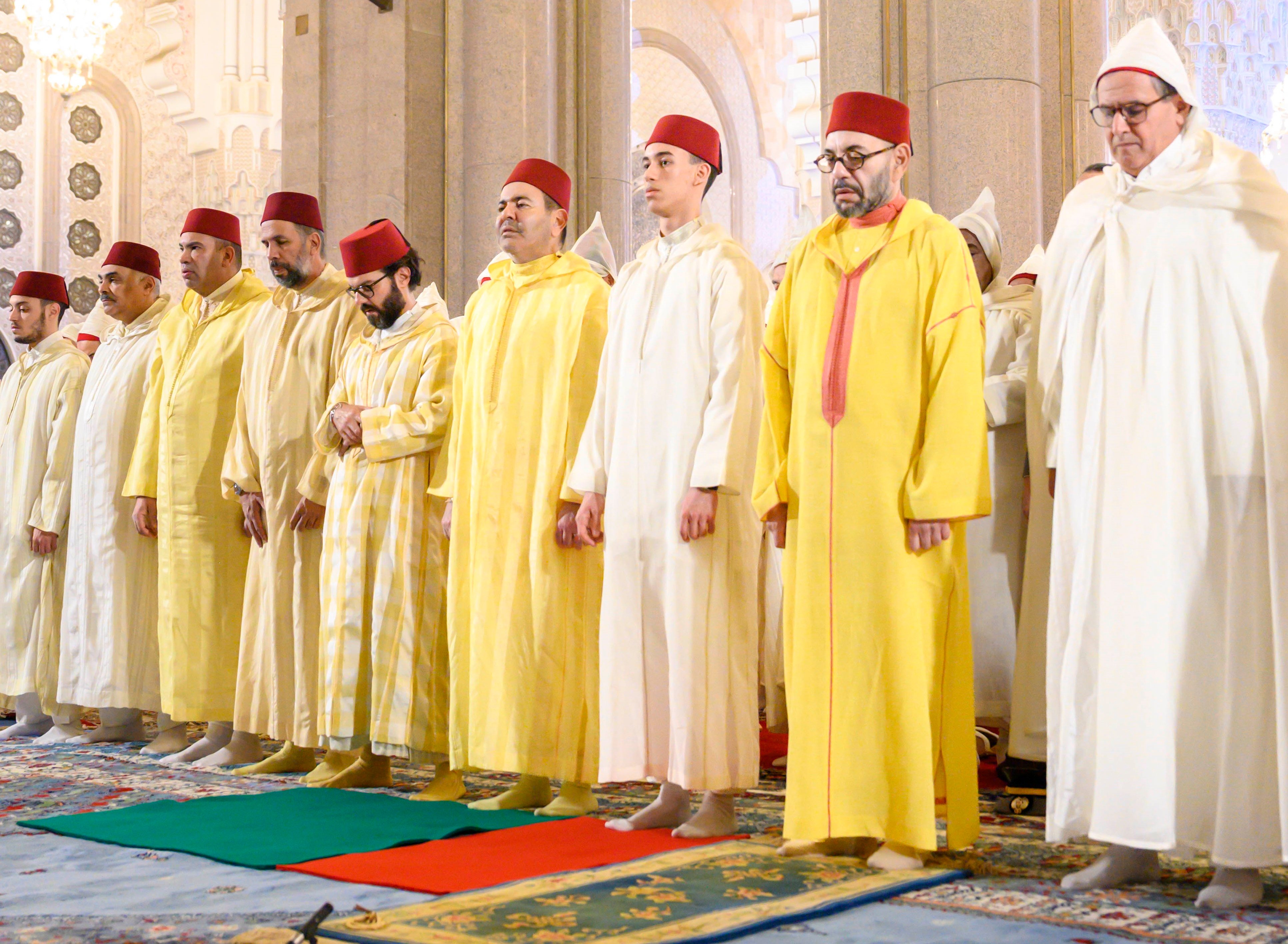 Laylat Al-Qadr : S.M. le Roi, Amir Al-Mouminine, préside à  la mosquée Hassan II à  Casablanca une veillée religieuse