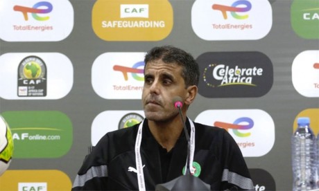 Saïd Chiba, entraîneur national des U17.