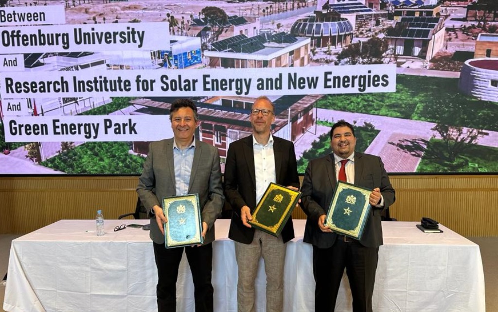 Énergies renouvelables : Le Green Energy Park, l’IRESEN et l’Université d’Offenburg s'allient