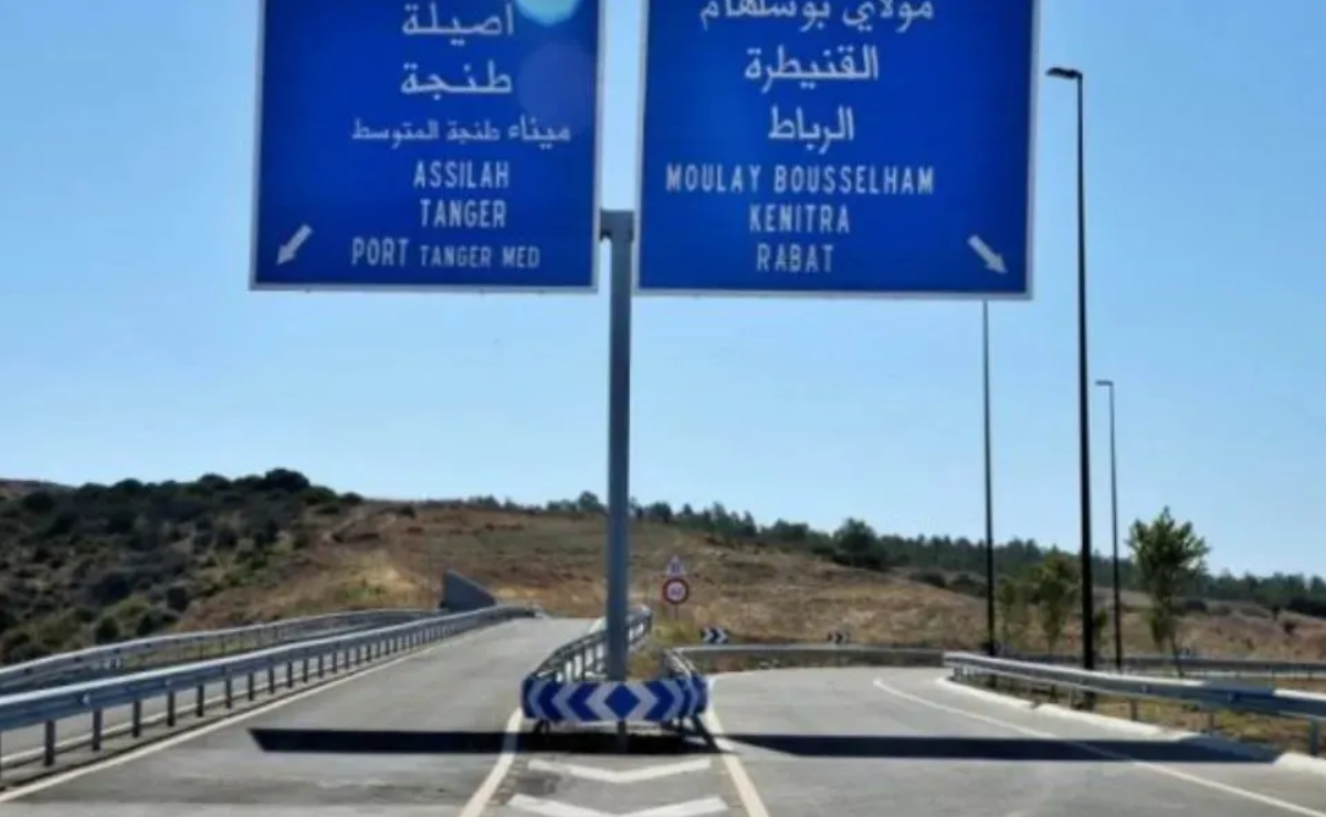 Autoroute Tanger-Rabat : suspension provisoire de la circulation au niveau de l’échangeur Kénitra centre