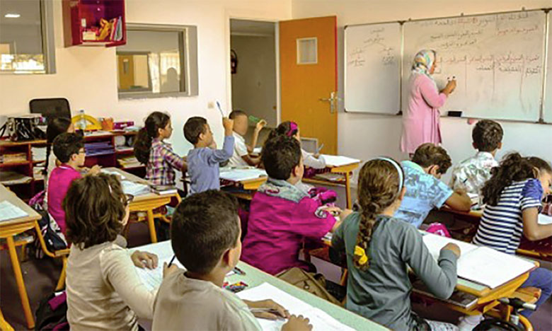L'enseignement primaire et collégial généralisé au Maroc 