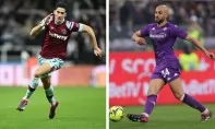 Nayef Aguerd (West Ham) et Sofyan Amrabat (Fiorentina).