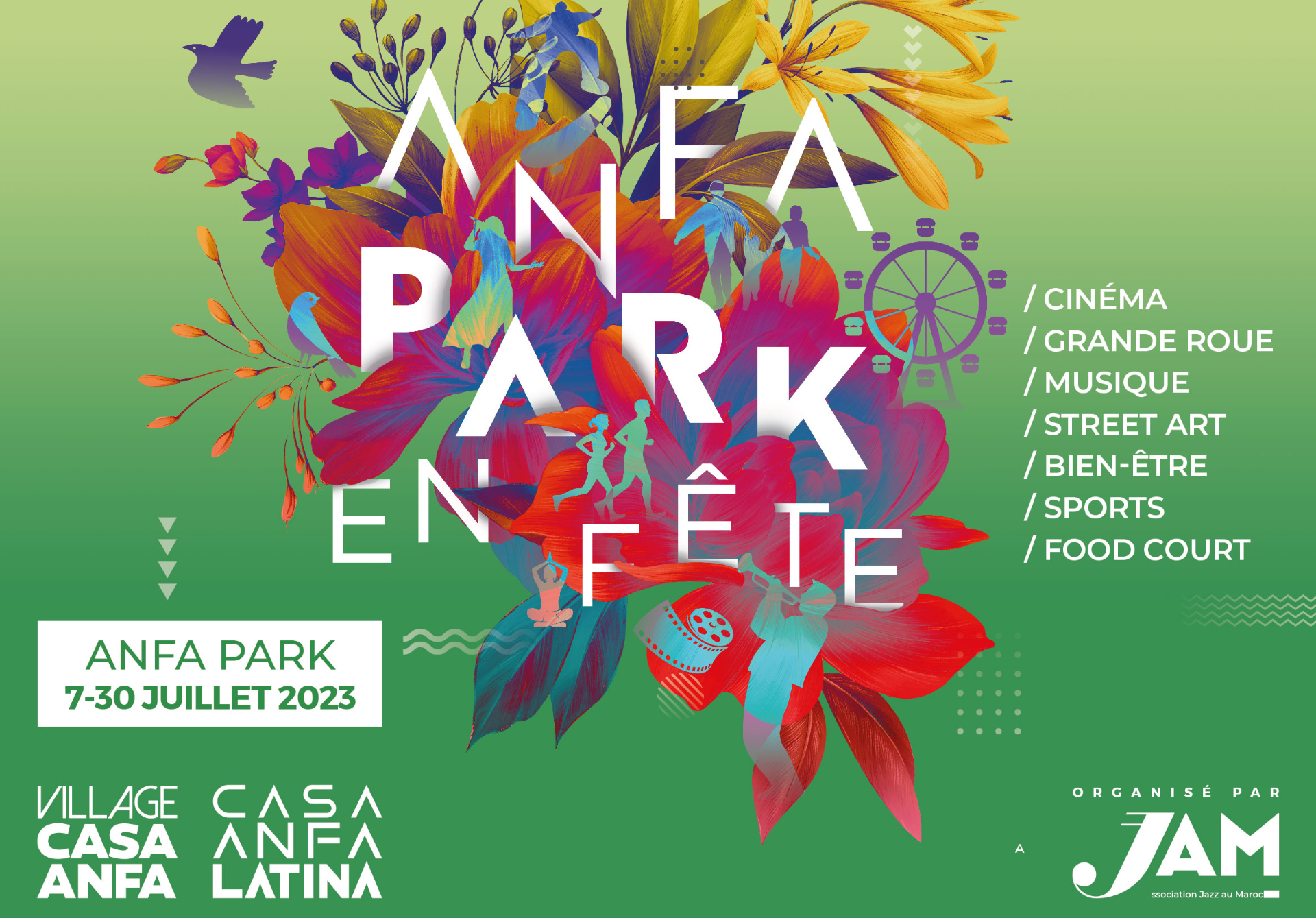 Le festival “Anfa Park en fête” de retour du 7 au 30 juillet 