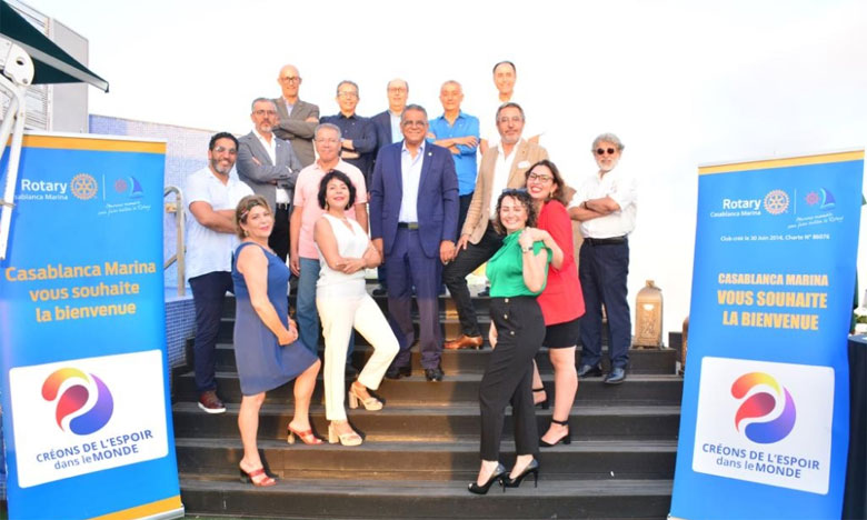 Le Rotary Club de Casablanca-Marina célèbre ses présidents et ses membres méritants