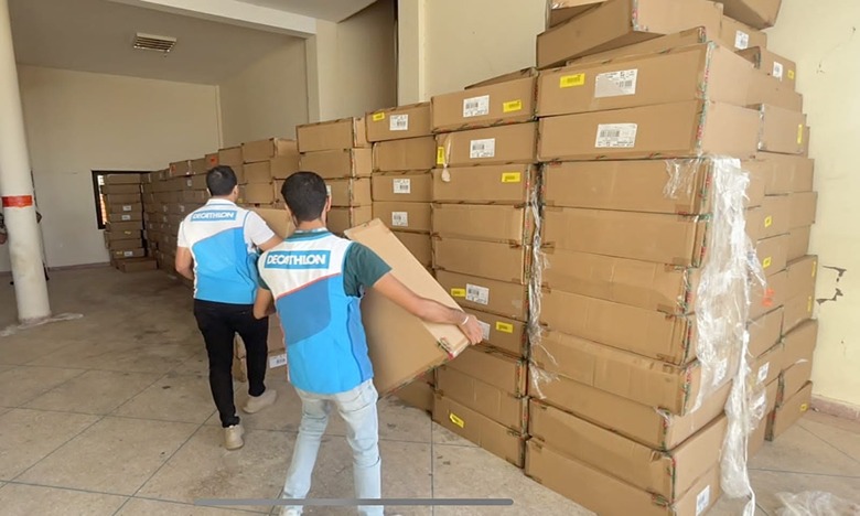 Décathlon Maroc fait don de 11 millions de dirhams pour soutenir les sinistrés du séisme 