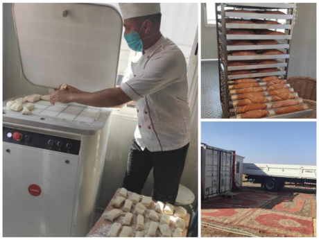 Séisme au Maroc : la DGSN installe deux boulangeries mobiles à Tahanaout 