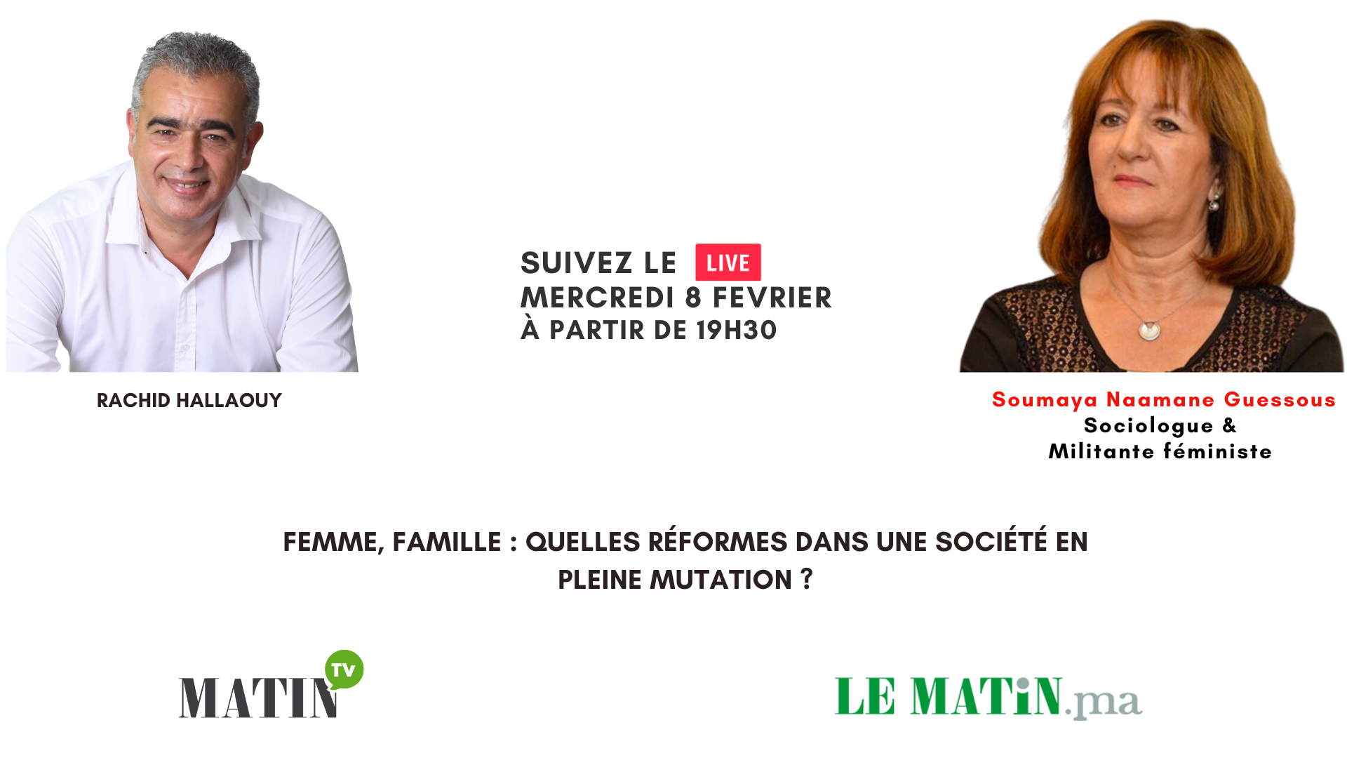 Live : L’info en face avec Soumaya Naamane Guessous