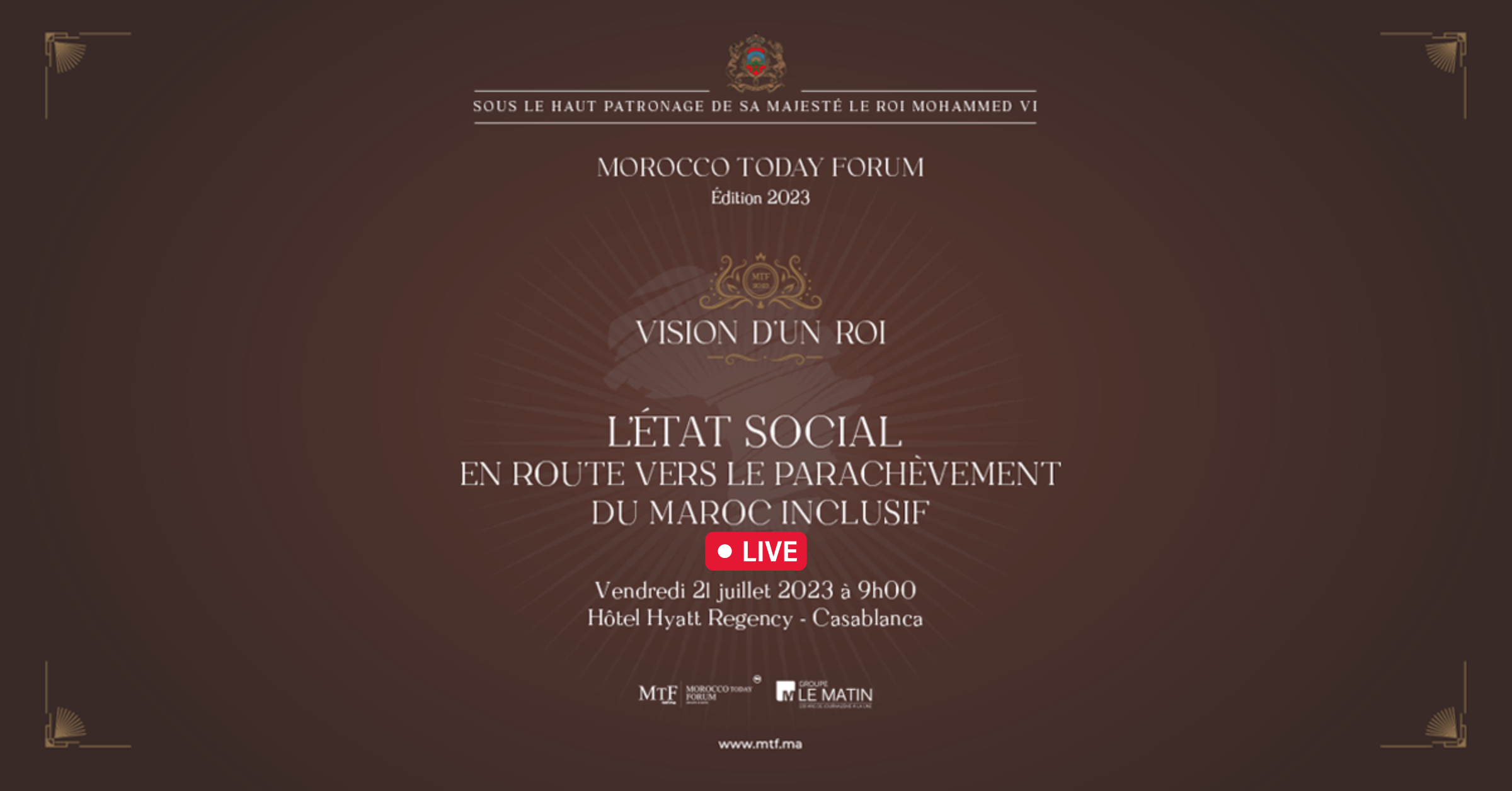 Live : État social : En direct du Morocco Today Forum du Groupe Le Matin 
