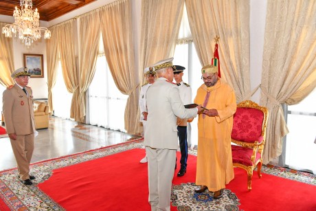S.M. le Roi reçoit les vœux de la famille des Forces Armées Royales