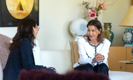 S.A.R. la Princesse Lalla Meryem reçoit la Représentante spéciale du SG de l'ONU, chargée de la question de la violence à l'égard des enfants