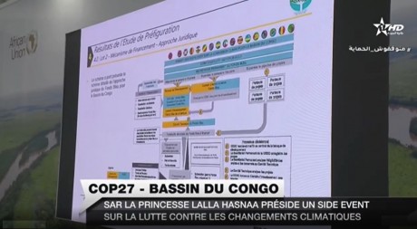 COP27 : S.A.R. la Princesse Lalla Hasnaa préside un Side Event de haut niveau sur la lutte contre les changements climatiques dans le Bassin du Congo