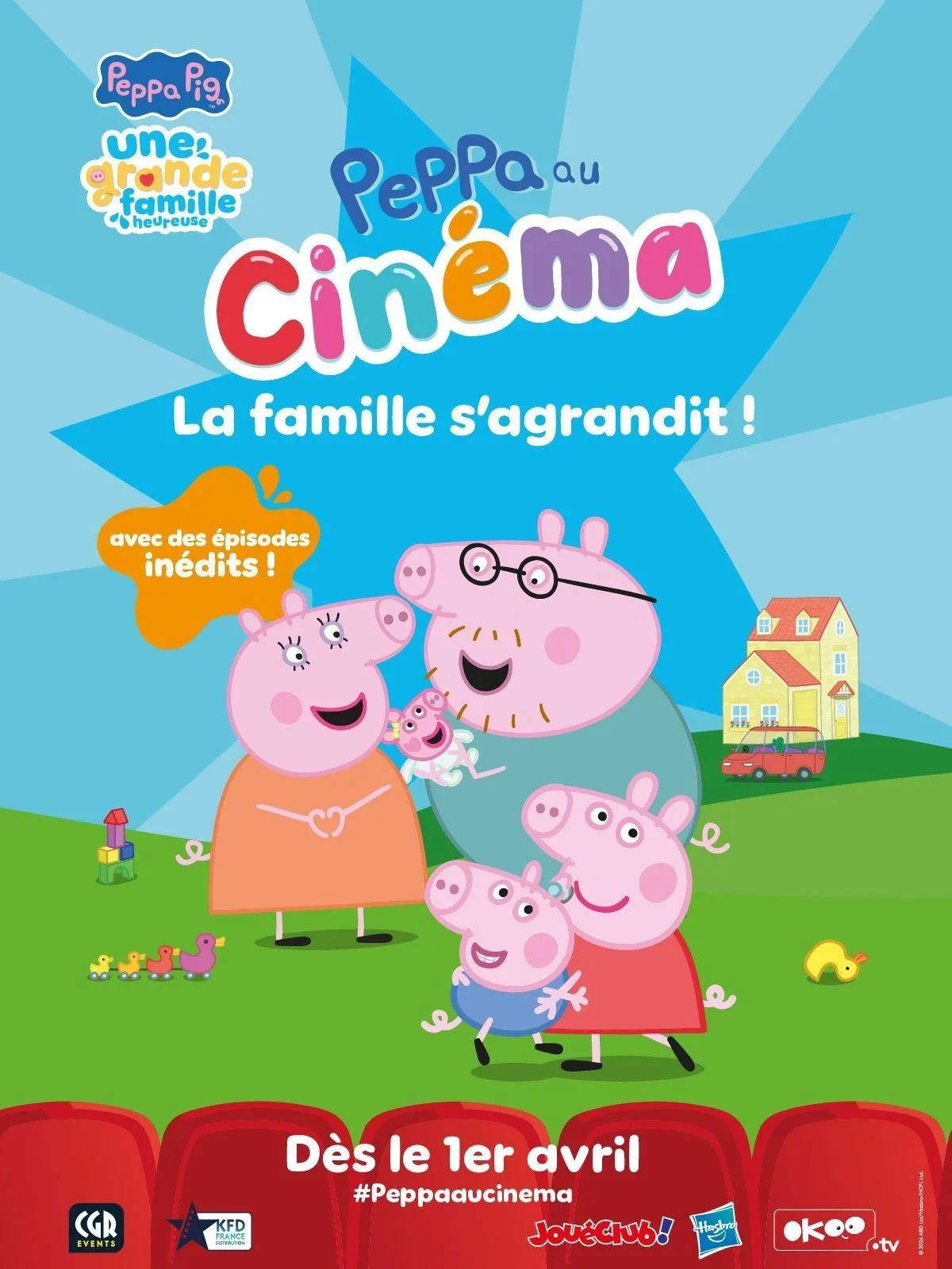 Peppa au cinéma : la famille s'agrandit !