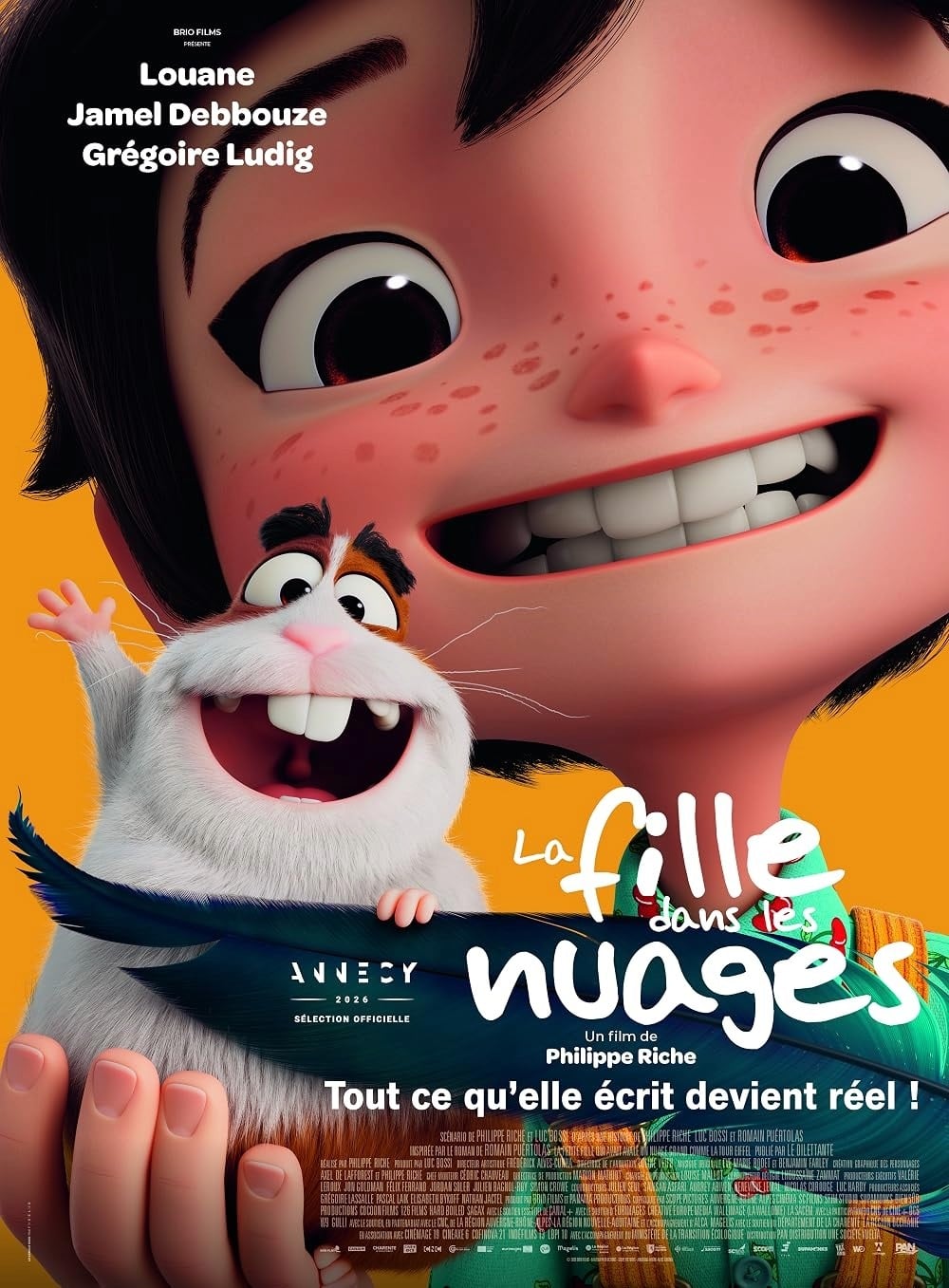 La fille dans les nuages